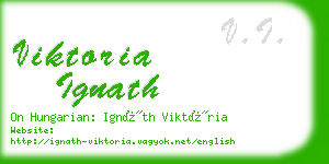 viktoria ignath business card